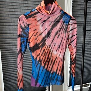 Multicolor Tie-Dye Women's Top